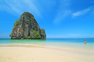 Strand auf Krabi in Thailand